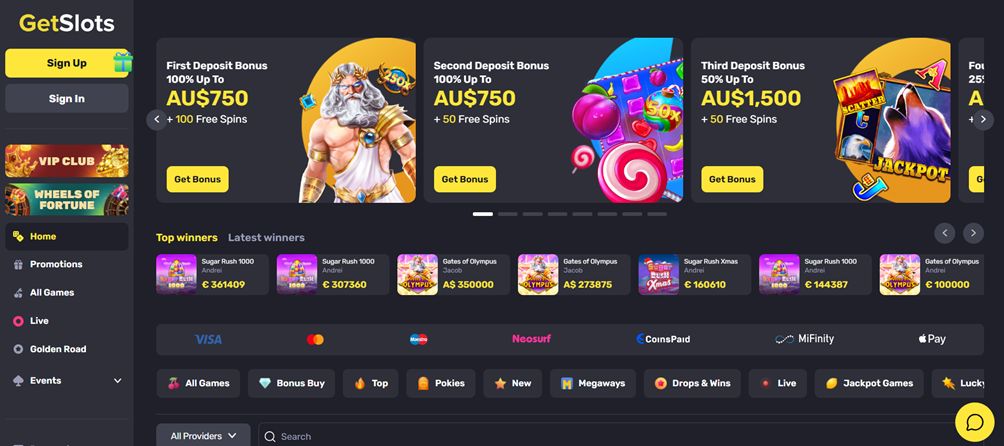 GreatSlots casino block